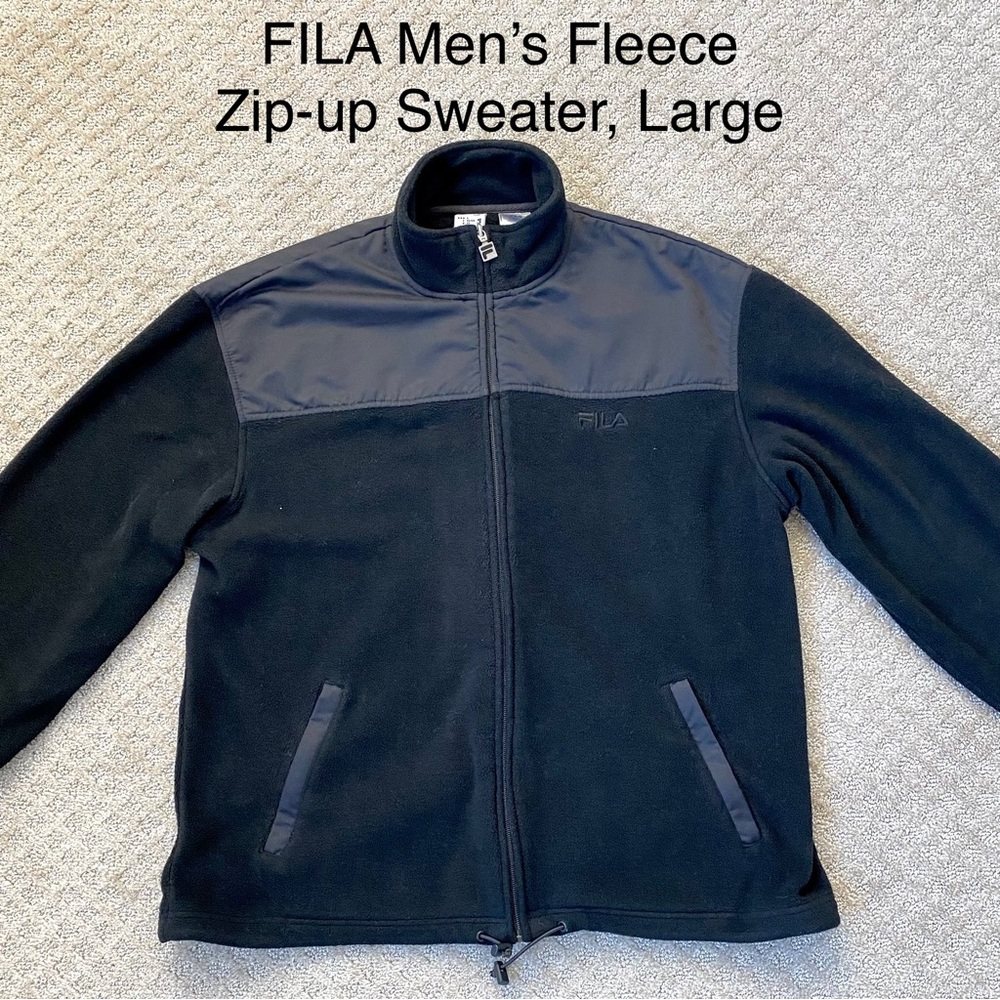 FILA Men’s Fleece Zip-Up Sweater